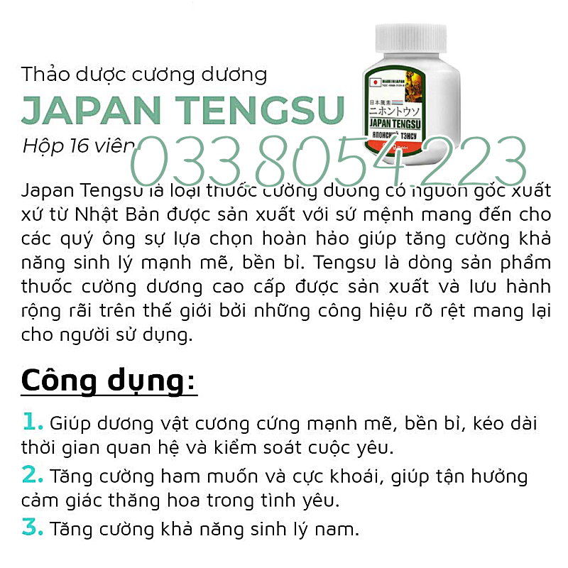 16 kẹo Tengsu hàng chuẩn nhập khẩu chính hãng Nhật