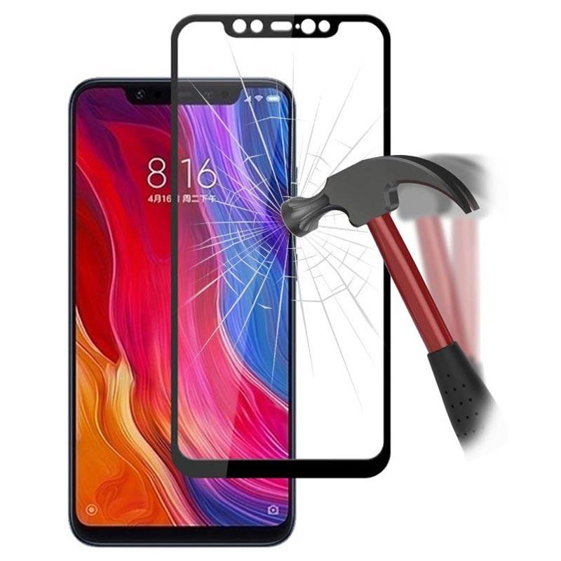 Cường lực full màn cho Xiaomi Mi 8 / Mi 8 Pro (Đen)
