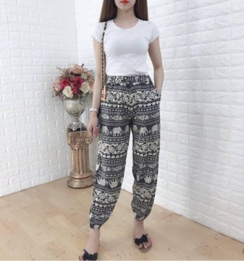 Quần Lanh Thổ Cẩm dài