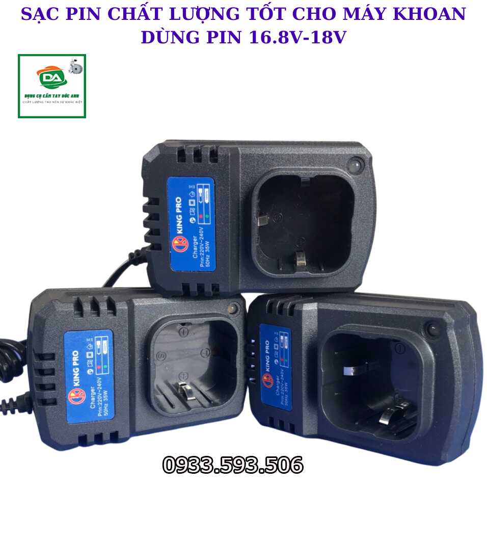 Đế sạc pin Kingpro 4 cell 16.8V cho máy khoan pin