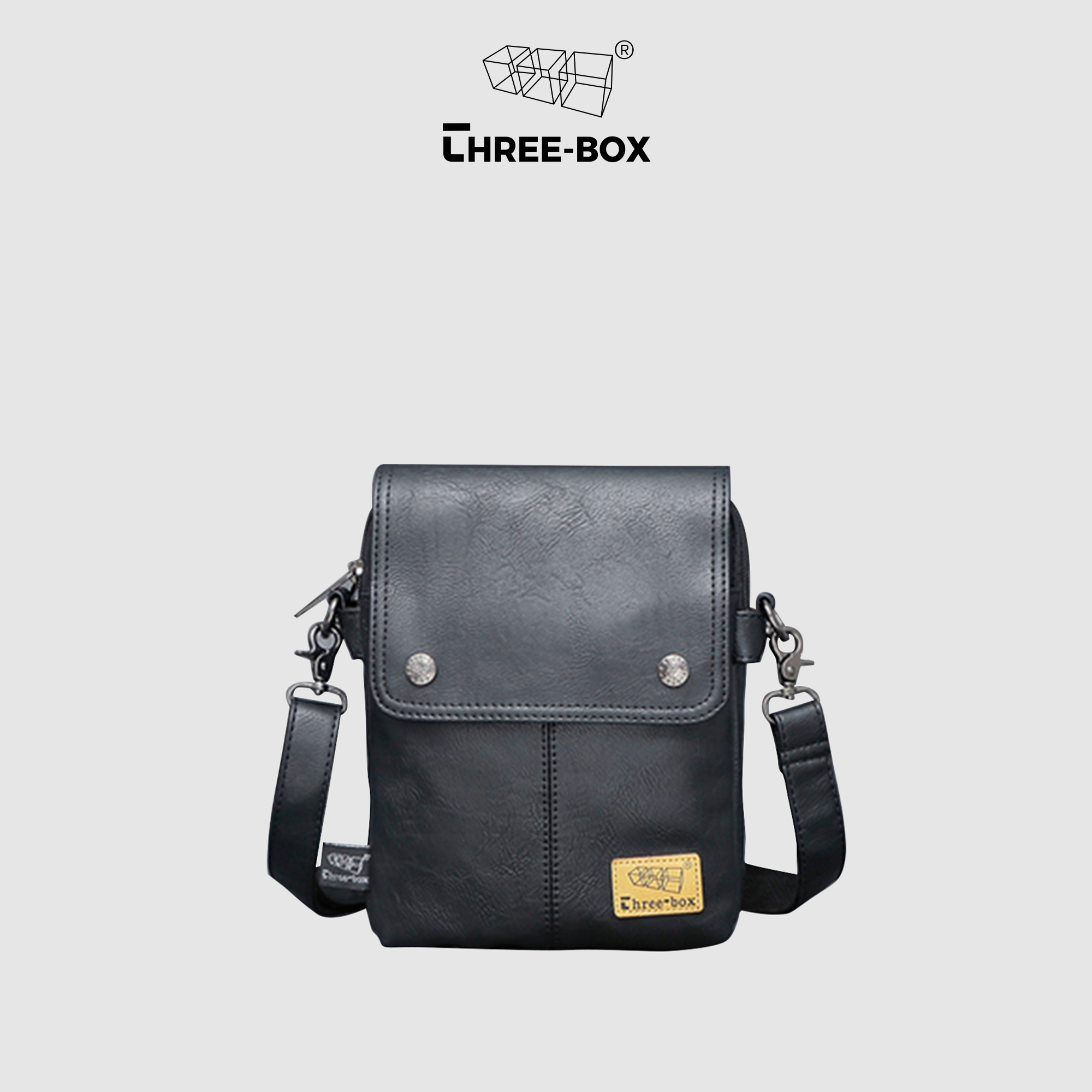 Túi chéo da PU dáng nhỏ Three-box - MS6388