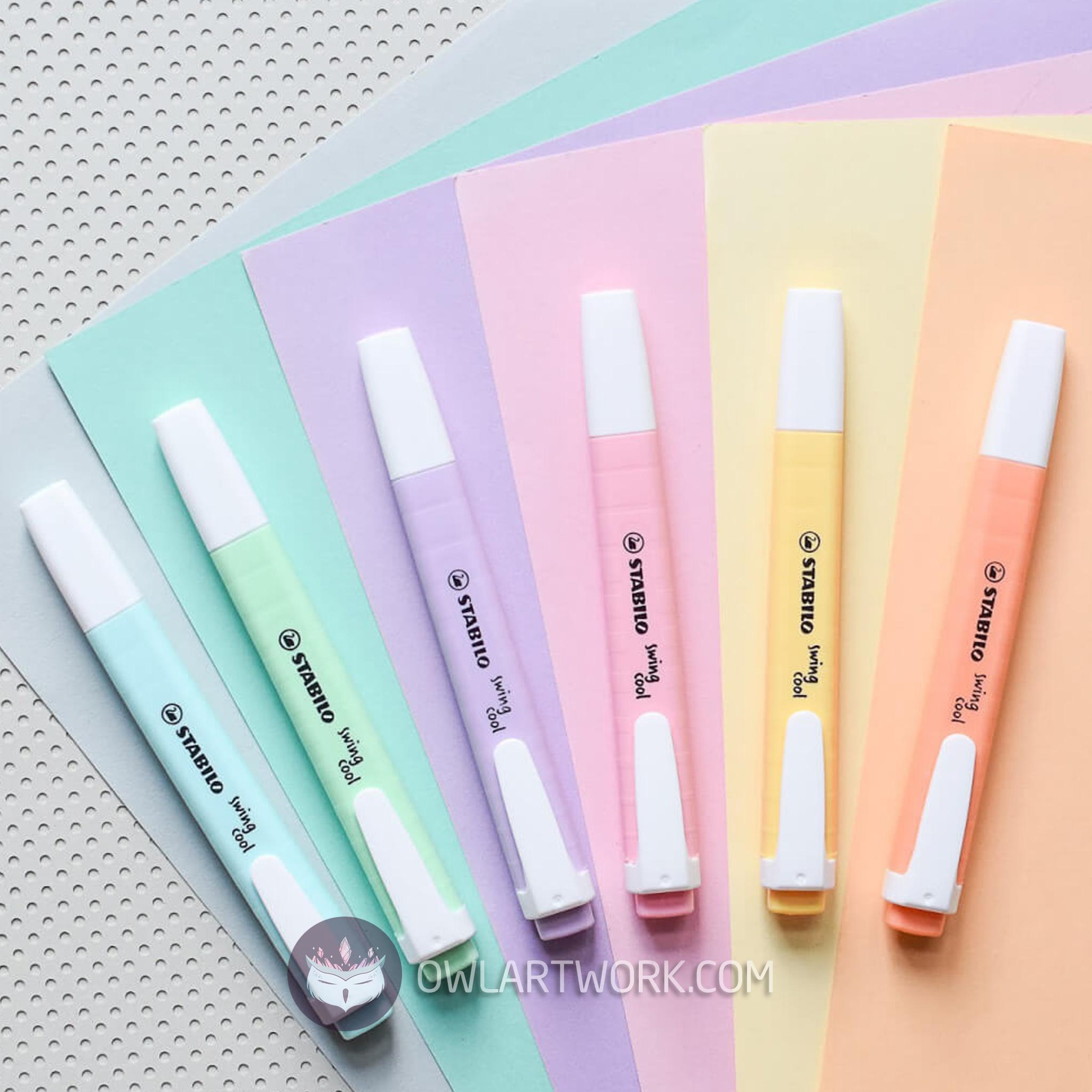 [HCM]Bút Dạ Đánh Dấu Stabilo Swing Cool Highlighter - Tone màu Pastel (Made In Germany)