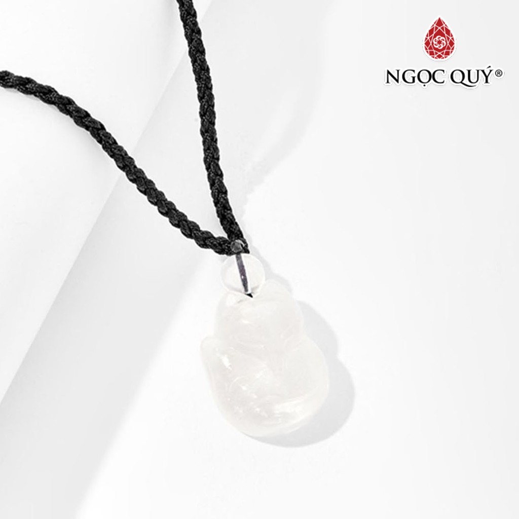 Mặt Dây Chuyền Hồ Ly Thạch Anh Trắng - Ngọc Quý