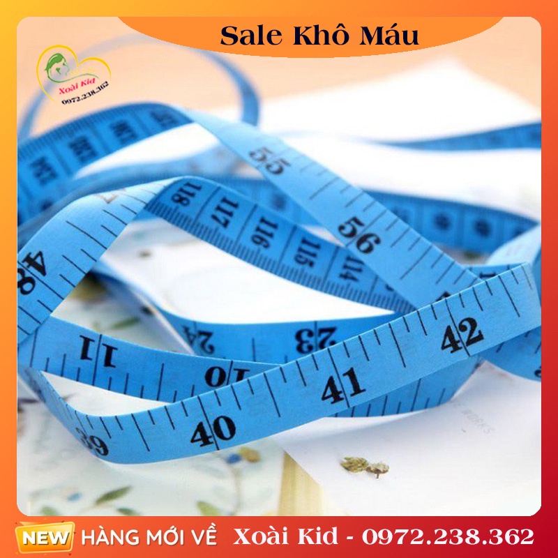 Thước dây đo 150cm - Thước dây may đồ, đo eo đầu bọc sắt