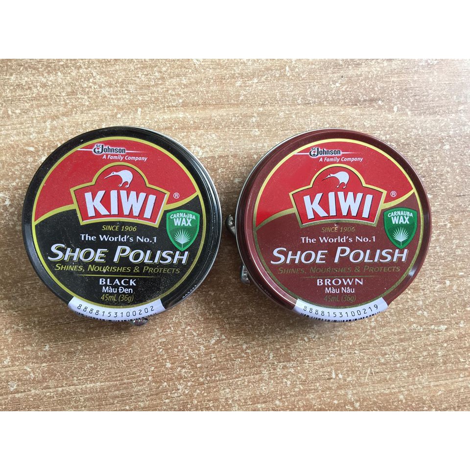 Si đánh giày Kiwi 45ml Đen - Nâu