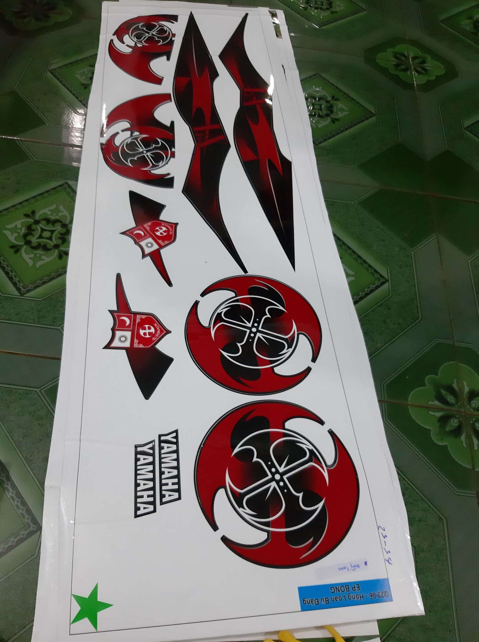 tem rời nouvo 4 đỏ đen