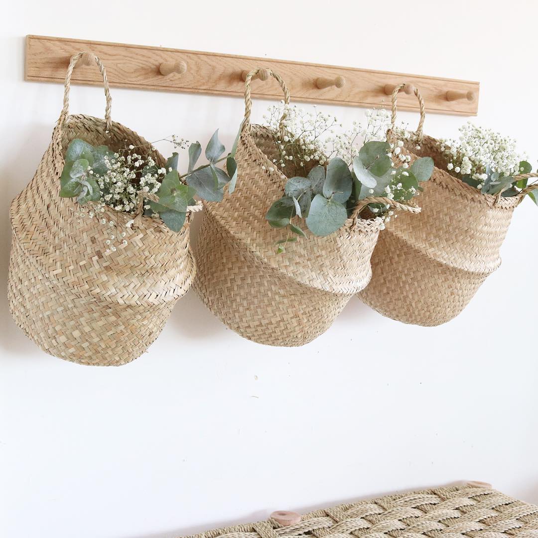 Giỏ cói, Giỏ tụng I Giỏ đựng đồ I Giỏ trồng cây