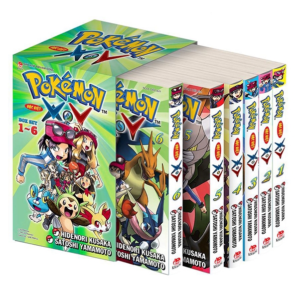 Fahasa - Box Set POKÉMON ĐẶC BIỆT X-Y Set Manga (Bộ 6 Tập)