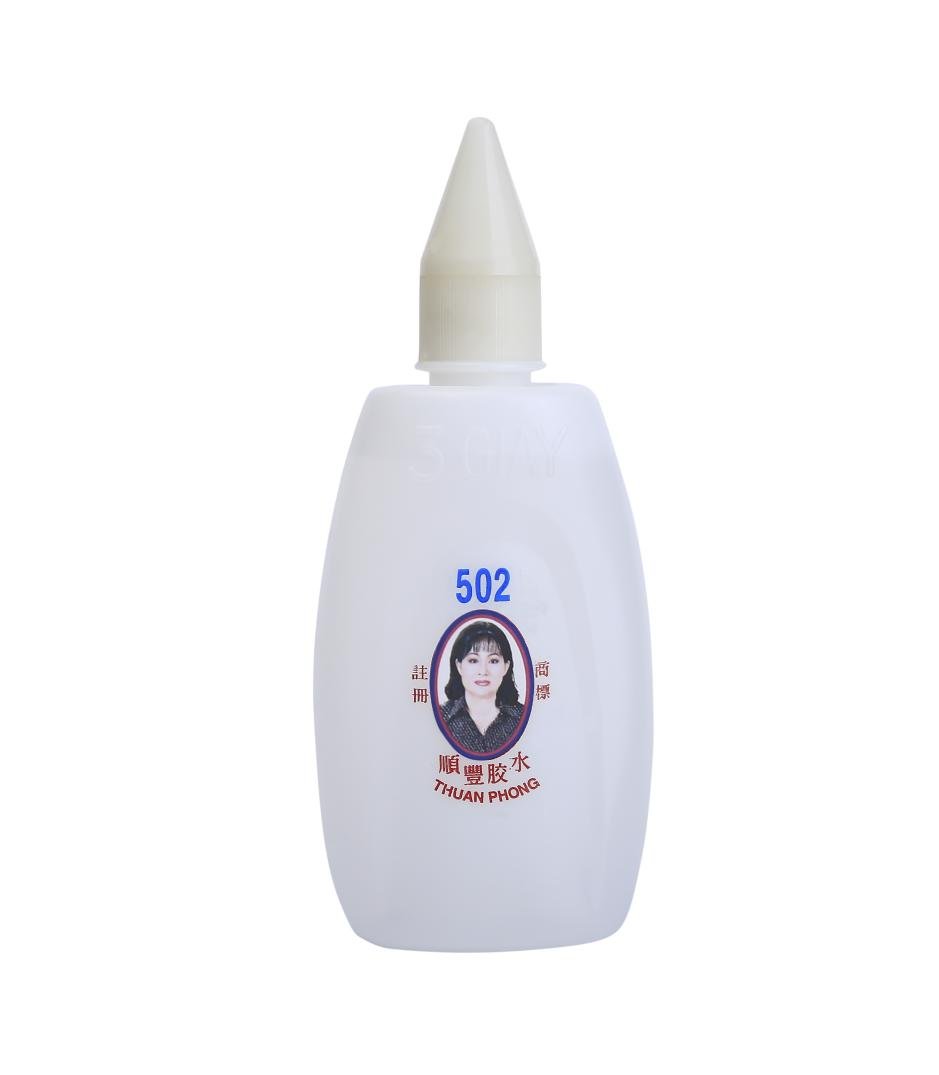 Keo 502 thuận phong, chai vuông 500gr