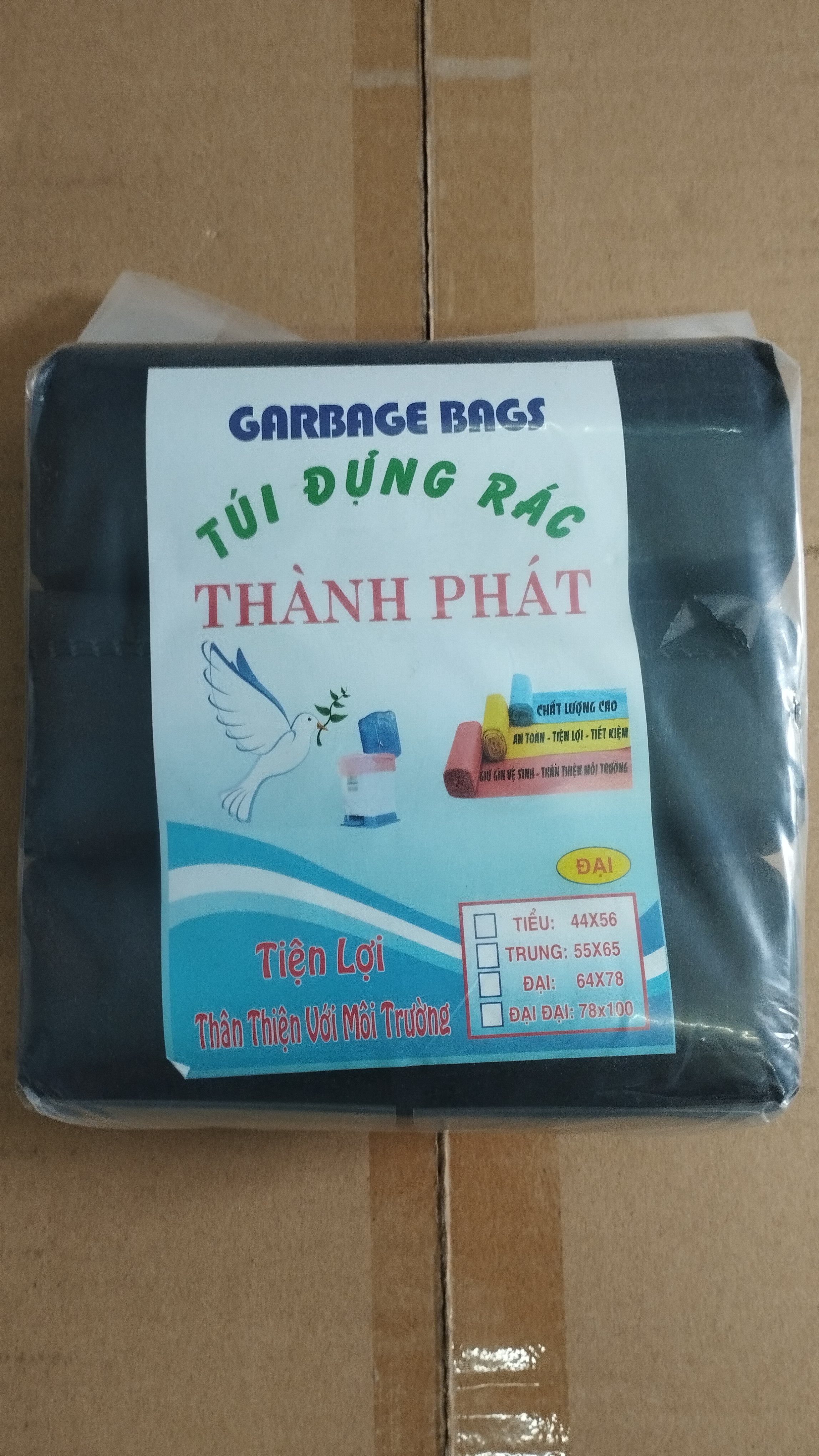 3 cuộn (1kg) túi đựng rác