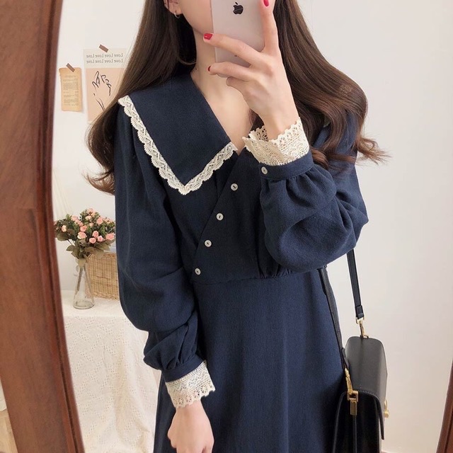 VÁY VINTAGE TIỂU THƯ SANG CHẢNH