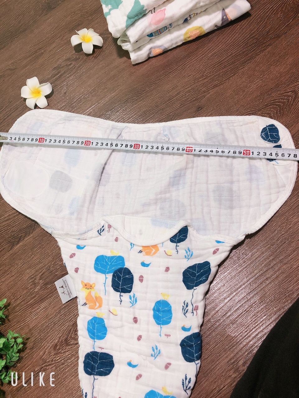 quấn ủ kén sơ sinh chất xô giữ ấm bé