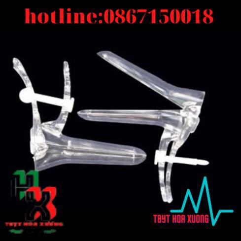 Mỏ vịt nhựa khám phụ khoa túi 1 cái