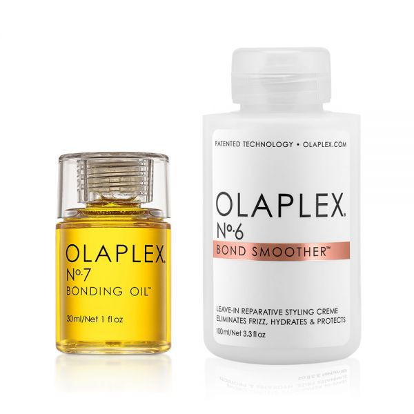 Cặp xả khô olaplex no.6 + tinh dầu olaplex no.7 phục hồi tóc hư 100ml + 30ml