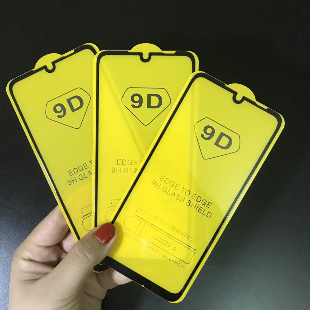 Dán màn hình kính cường lực samsung dòng j, dòng m , note 10 lite full màn 9d