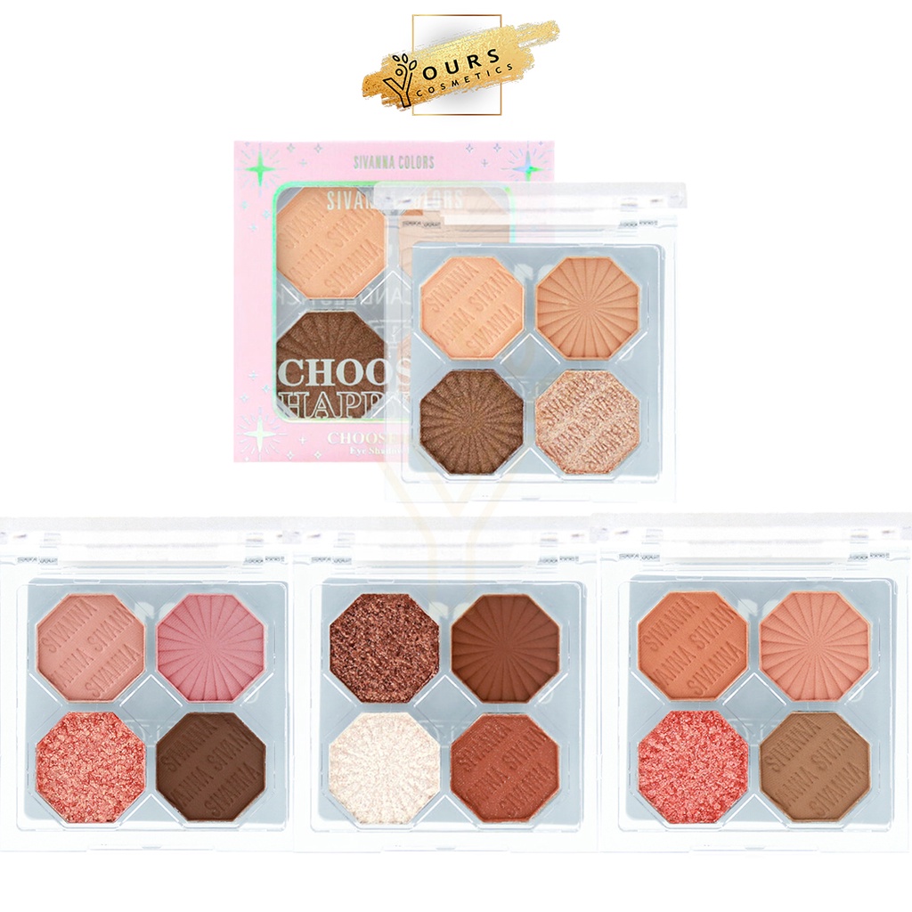 Bảng Phấn Mắt Sivanna Choose Happy Eye Shadow HF170
