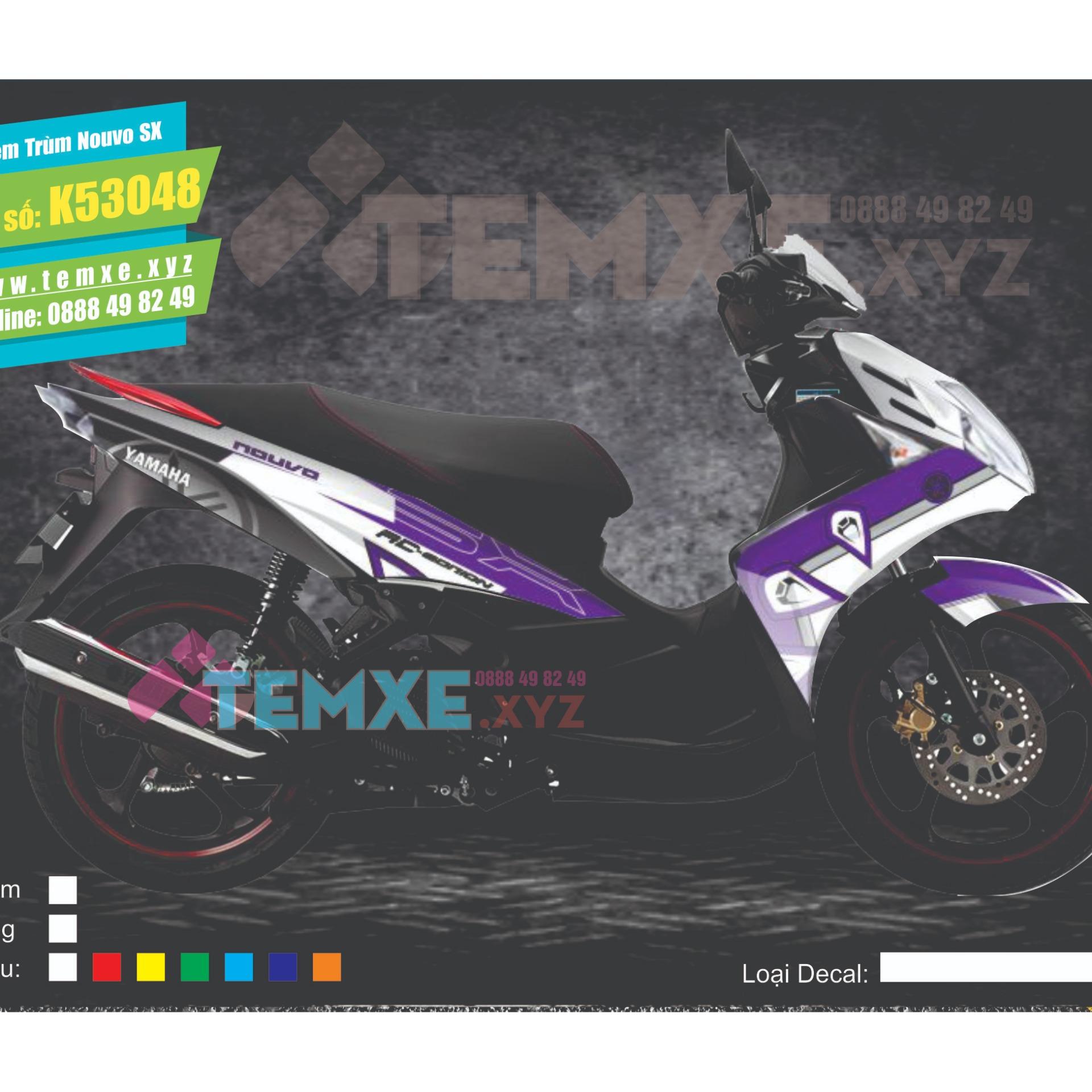 Tem trùm Nouvo SX  53048