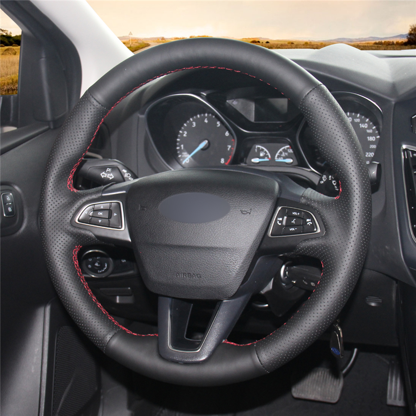 Bọc vô lăng xe Ford Focus 2015-2019, Ford Ecosport 2015-2020
