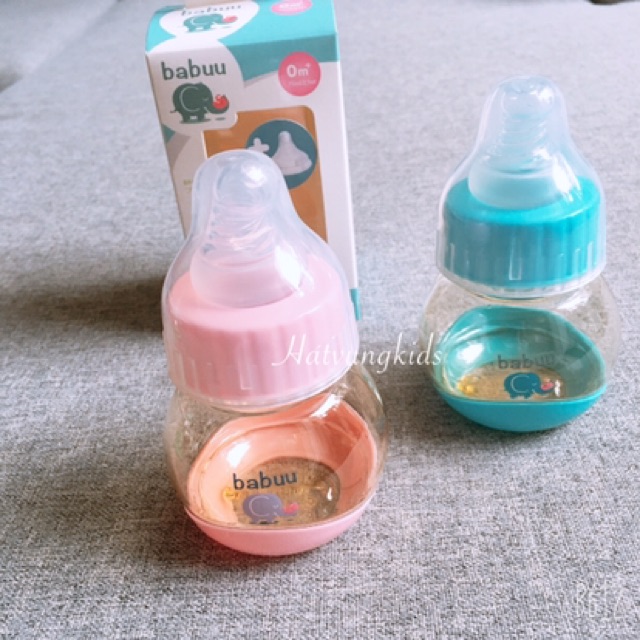 Bình Babuu 60ml, 125ml, 250ml cho bé sơ sinh