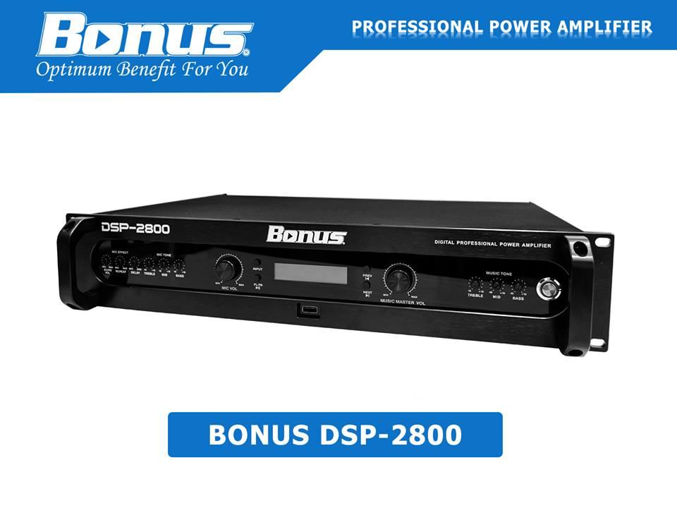 [HCM]Amply digital karaoke Bonus Audio DSP-2800 cao cấp.