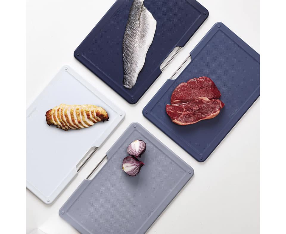[CHÍNH HÃNG] Set 4 thớt kháng khuẩn Joseph Joseph 30x20cm