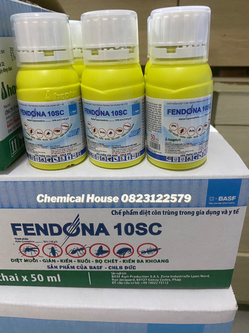 [HCM]Thuốc Diệt Côn Trùng FENDONA 10SC Chai 50ml  (HÀNG CÓ SẴN)