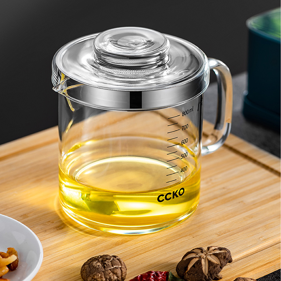 Ca lọc dầu mỡ bằng thủy tinh CCKO CK9963 cao cấp