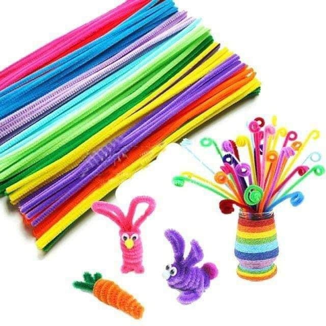 Kẽm xù/kẽm nhung làm đồ thủ công 30cm (50 dây/bó)