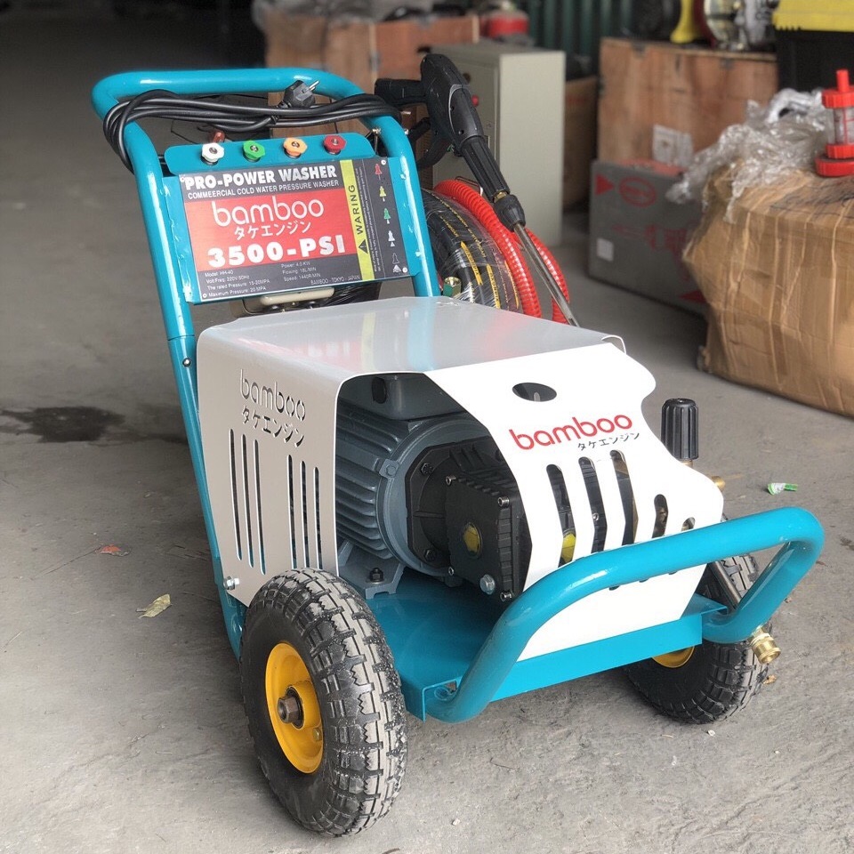Máy Rửa Xe Bamboo 4Kw 3500PSI (Piston Sứ)
