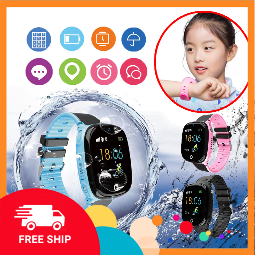 Đồng hồ định vị trẻ em HW11 - công nghệ GPS chính xác - mẫu đồng hồ thông minh trẻ em lắp sim nghe gọi điện thoại, bảo vệ bé cực tốt - được các phụ huynh rất tin dùng