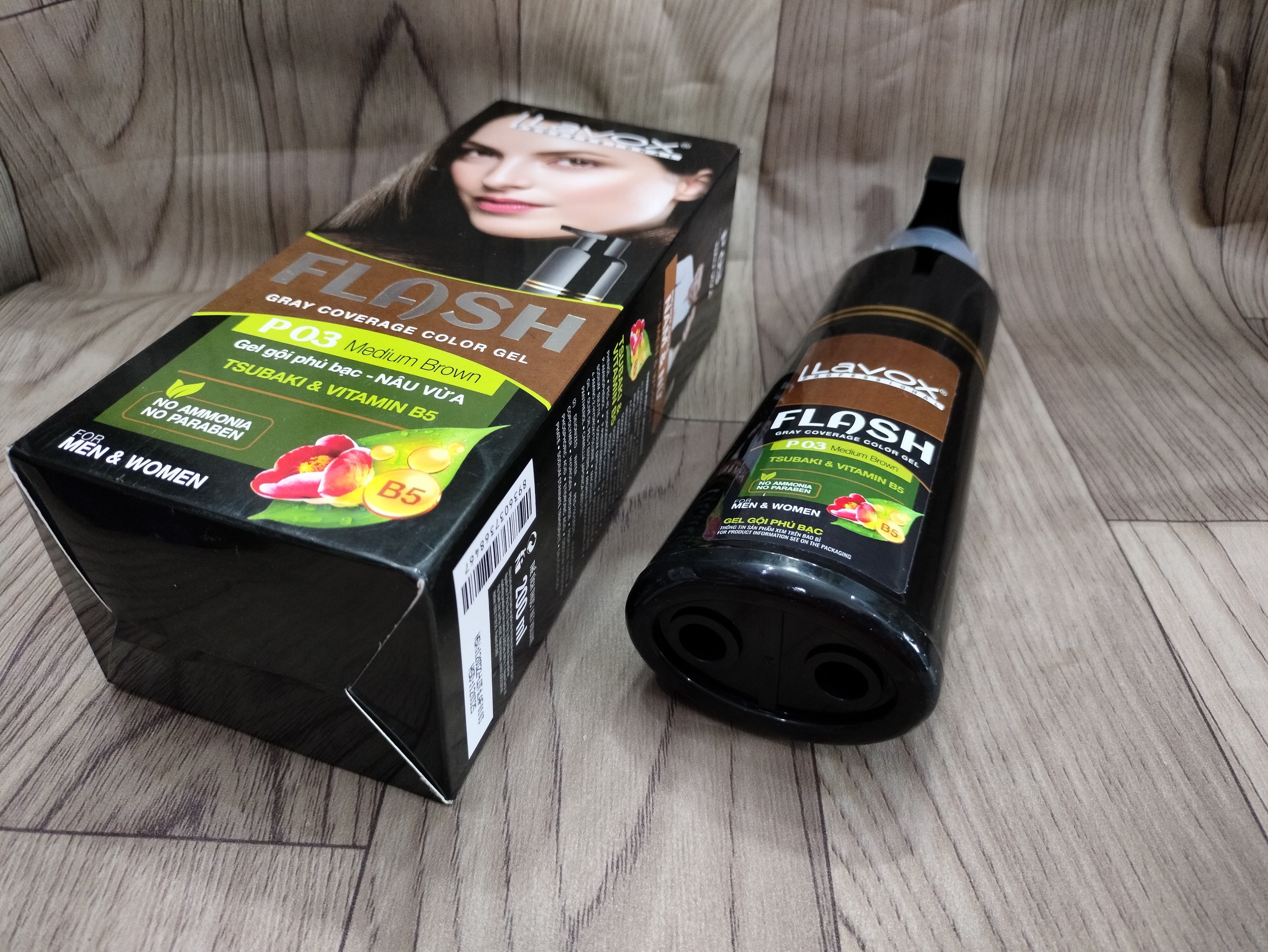 Gel Gội phủ bạc LAVOX  dạng chai