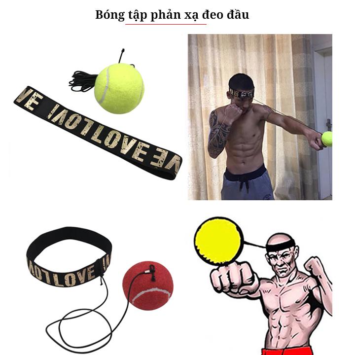 [HCM]Bóng đấm boxing tập phản xạ đeo đầu FX301