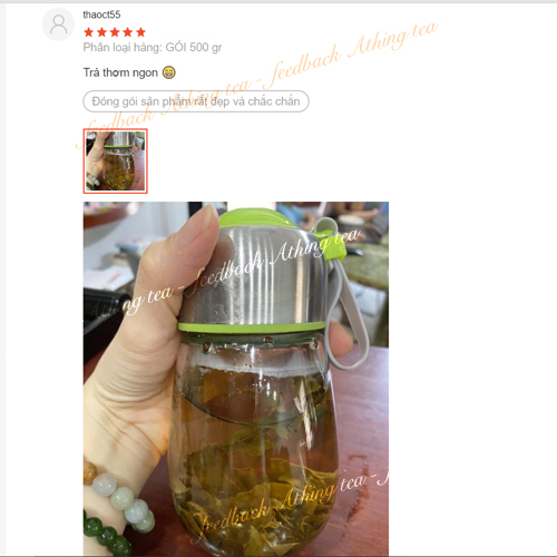 [HCM]Trà Lài Tiểu Long Châu ATHING TEA - 500gr