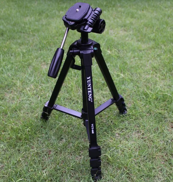 CHÂN MÁY ẢNH TRIPOD YUNTENG VCT-668 (Tặng kẹp điện thoại Yunteng và Remote Bluetooth)