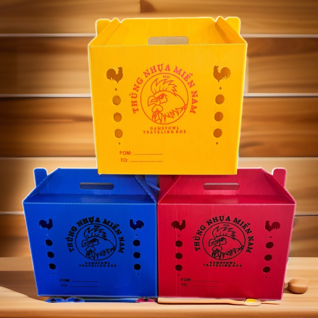 THÙNG NHỰA GÀ ,thùng gà, thùng nhựa, thùng nhua gà ngủ,thùng nhựa thú cưng, thùng vận chuyển gà @thùngMÀU NGẨU NHIÊN