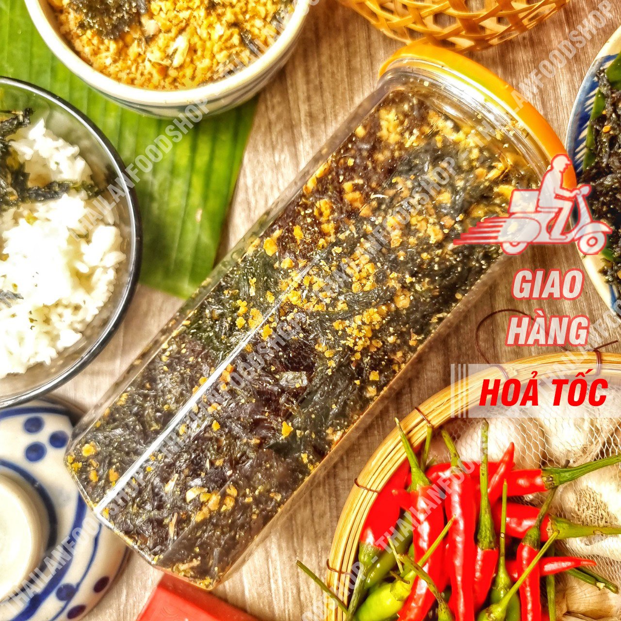 Rong Biển Cháy Tỏi - Lon 250gr