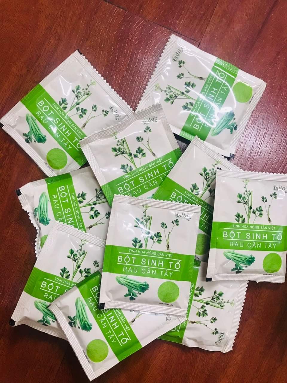 BỘT SINH TỐ RAU CẦN TÂY ISITO (Tinh hoa nông sản Việt)