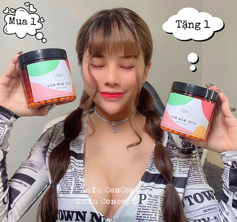 Chính HãngViên Mầm ZuYu Tăng Vòng 1 Tặng 1 Hộp Viên Mầm+Tinh Dầu