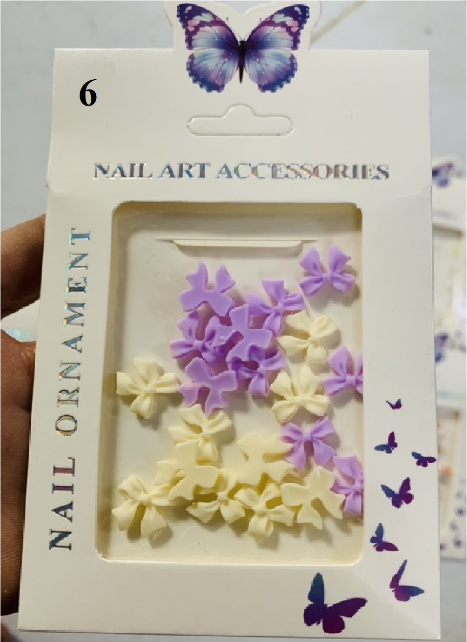 Charm nơ đính móng Nail siêu xinh