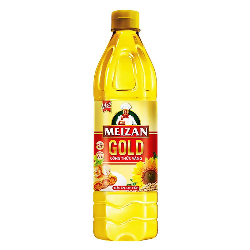 Dầu ăn cao cấp Meizan Gold chai 1 lít