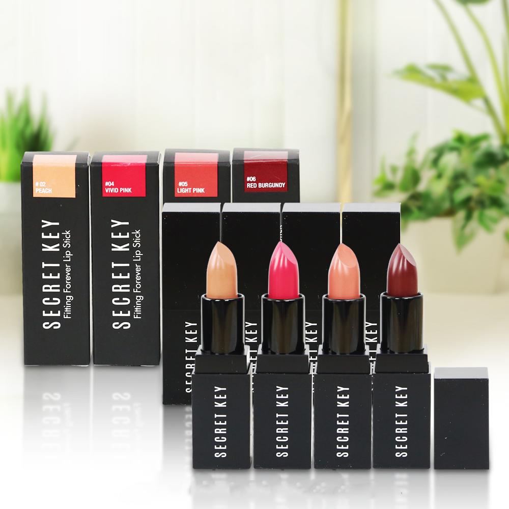 [HCM][12/09/2021] Son Lì Secret Key Fitting Forever Lipstick 3.5g #16 Macha Latte (Cam đất)