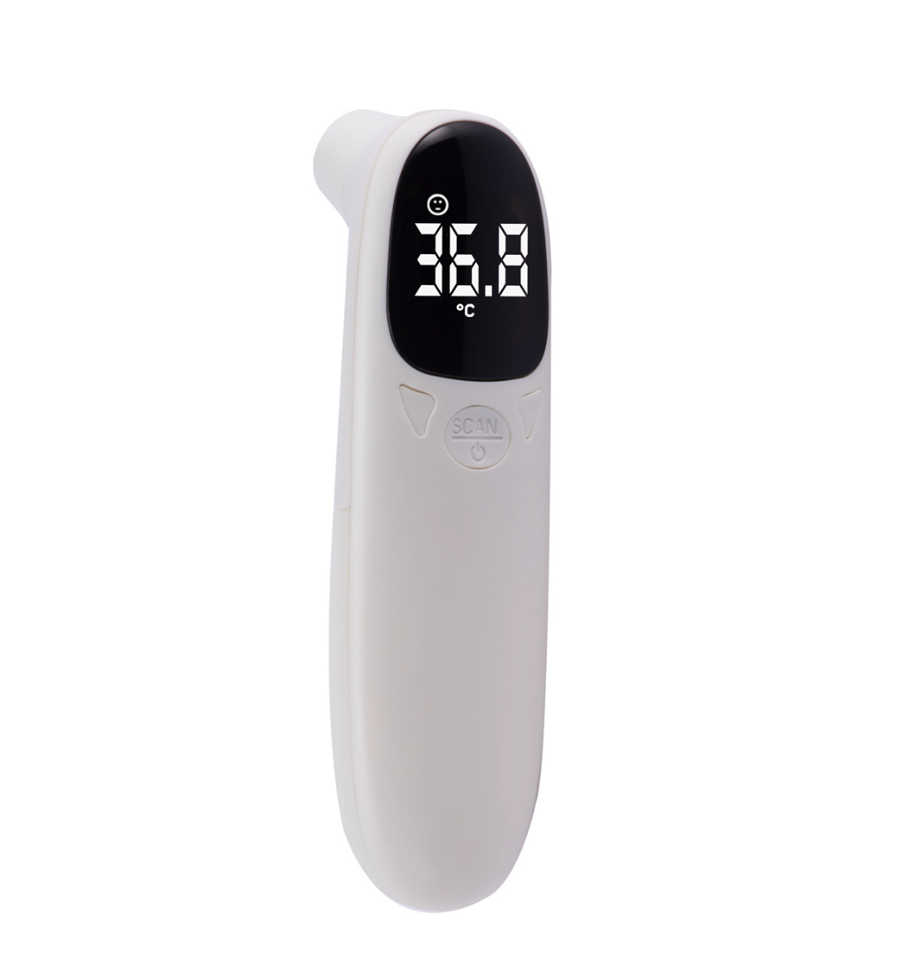 Electronic thermometer handheld smart Flyco 2in1 case for baby, elderly-measured ear and forehead-reach certificate safety Medical-imported border-user level meter infrared gun shoot body OMRON can Machine body nhiet Ke Dien Tu Hong ngoai