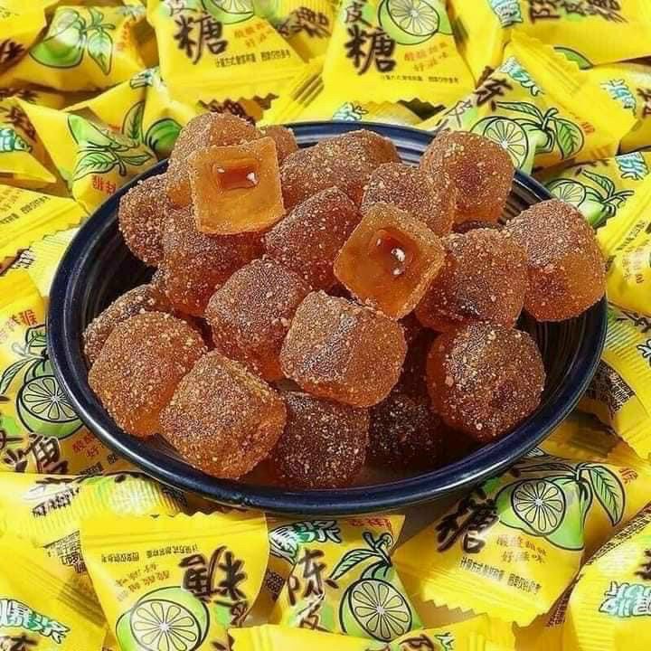 Kẹo Dẻo Ô Mai Chanh Muối Chảy (Túi 208g/ Xô 218g)
