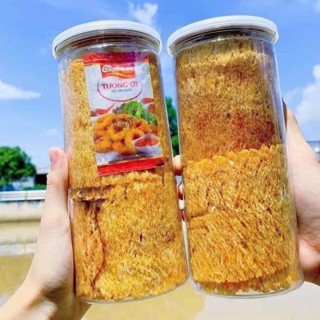 [Combo 2 Hũ] Mực Hấp Nước Dừa & Mực Cán Tẩm Vị ( Mỗi hũ 250g )