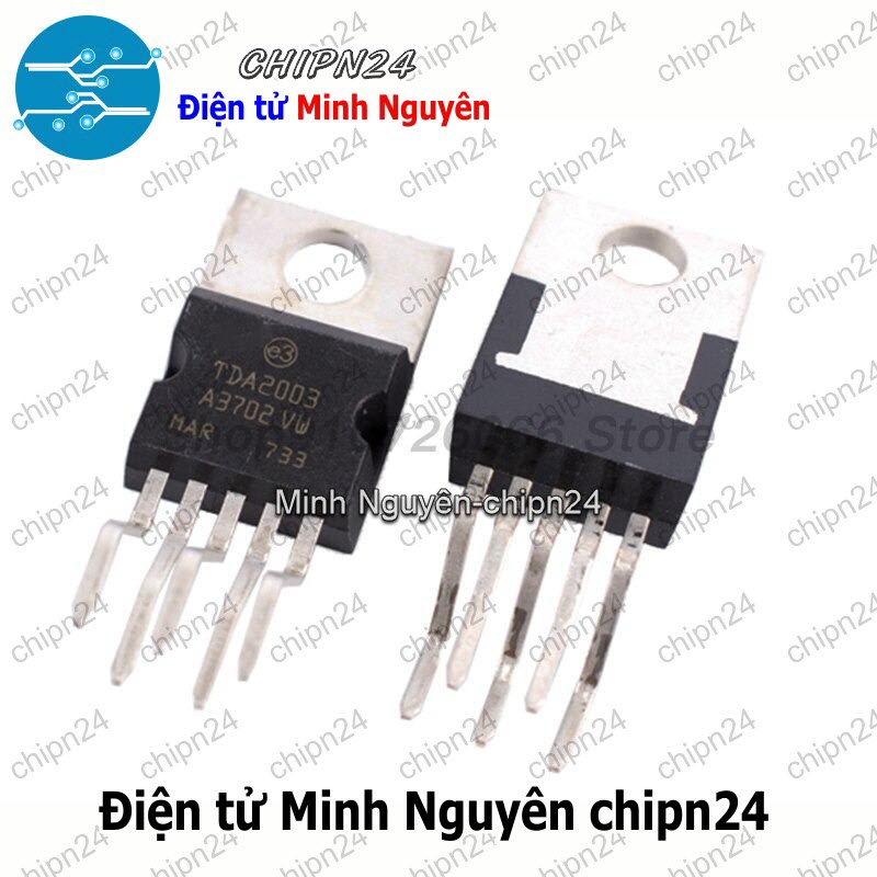 [2 con] (DIP) IC TDA2003 TO-220 (TDA2003A) (IC Khuếch đại âm thanh) - HH001769