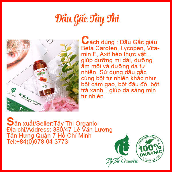 Bi Lăn Dầu Gấc Dưỡng Môi
