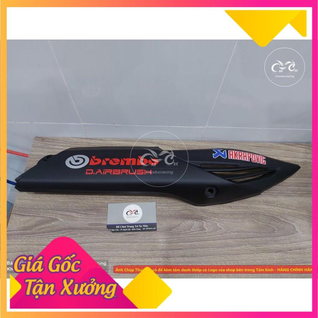 ốp pô winner v1 sơn đen nhám kiểu aribust CD79