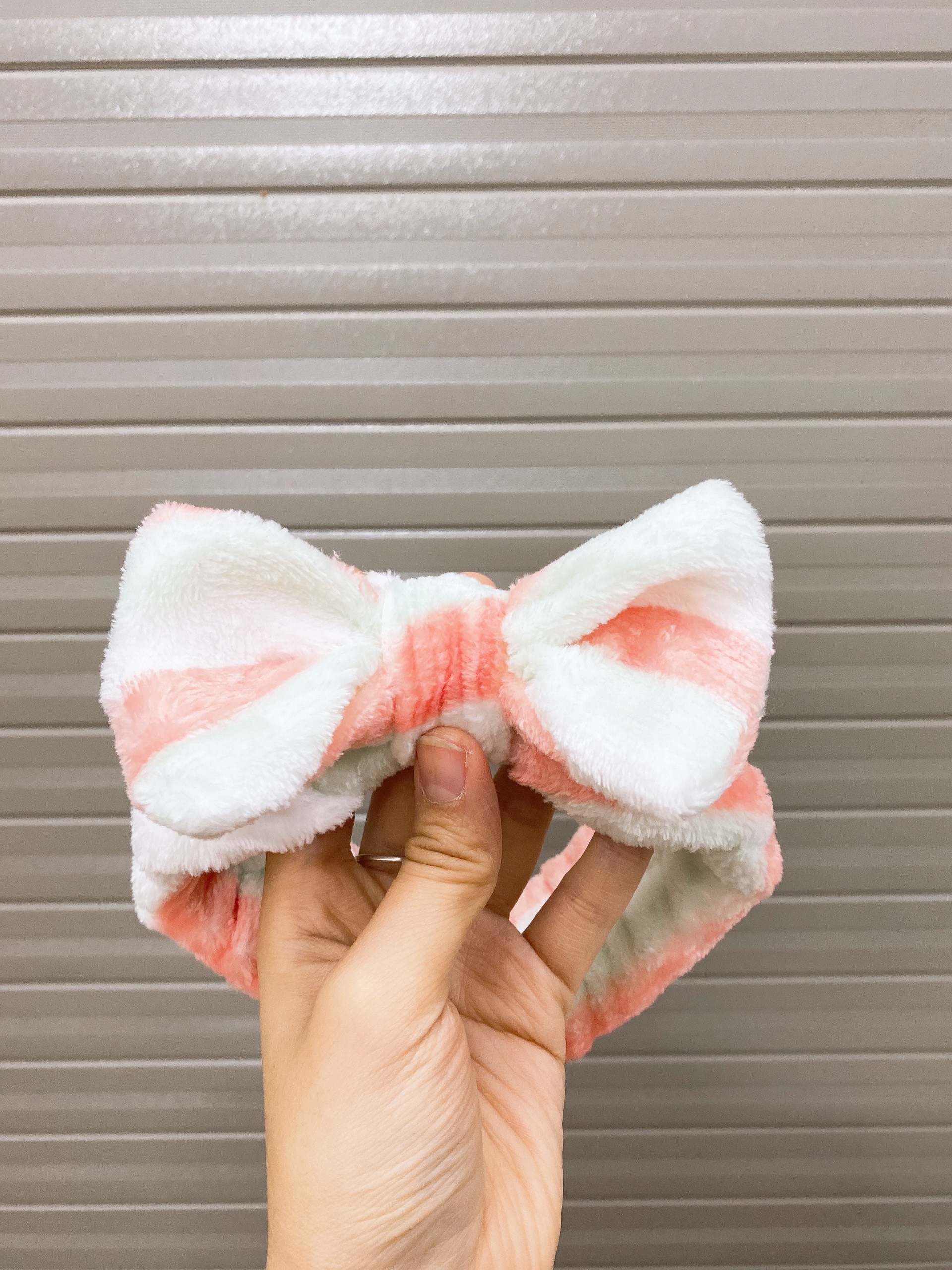 Băng đô nhung cài rửa mặt siêu mềm mịn dễ thương