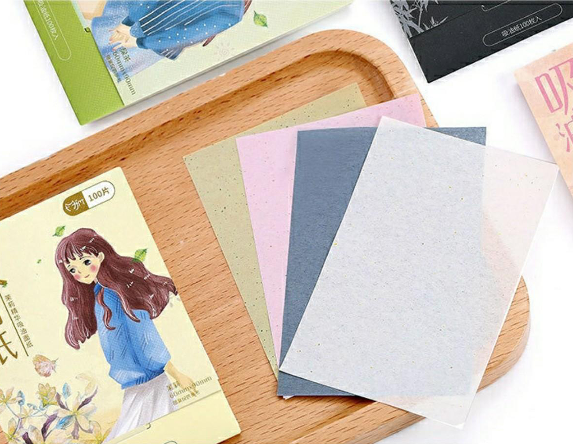 GIẤY THẤM DẦU 100 TỜ CÓ HƯƠNG THƠM