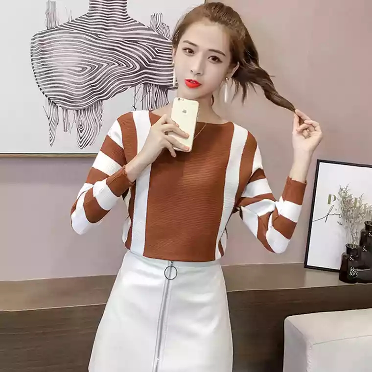 Áo len sọc Quảng Châu